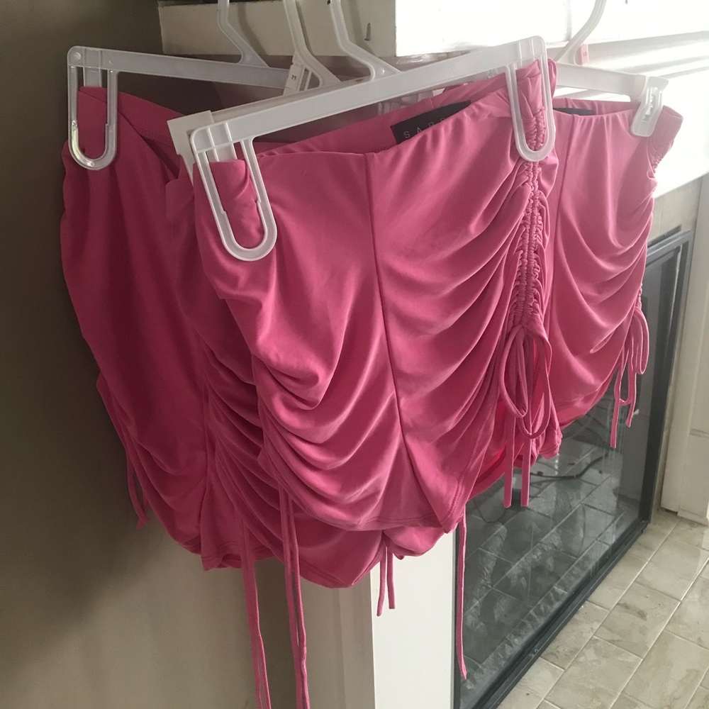 Sabora, pink Short set (top & bottom) NWOT